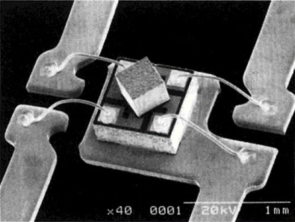 薄膜高灵敏度霍尔元件内部结构